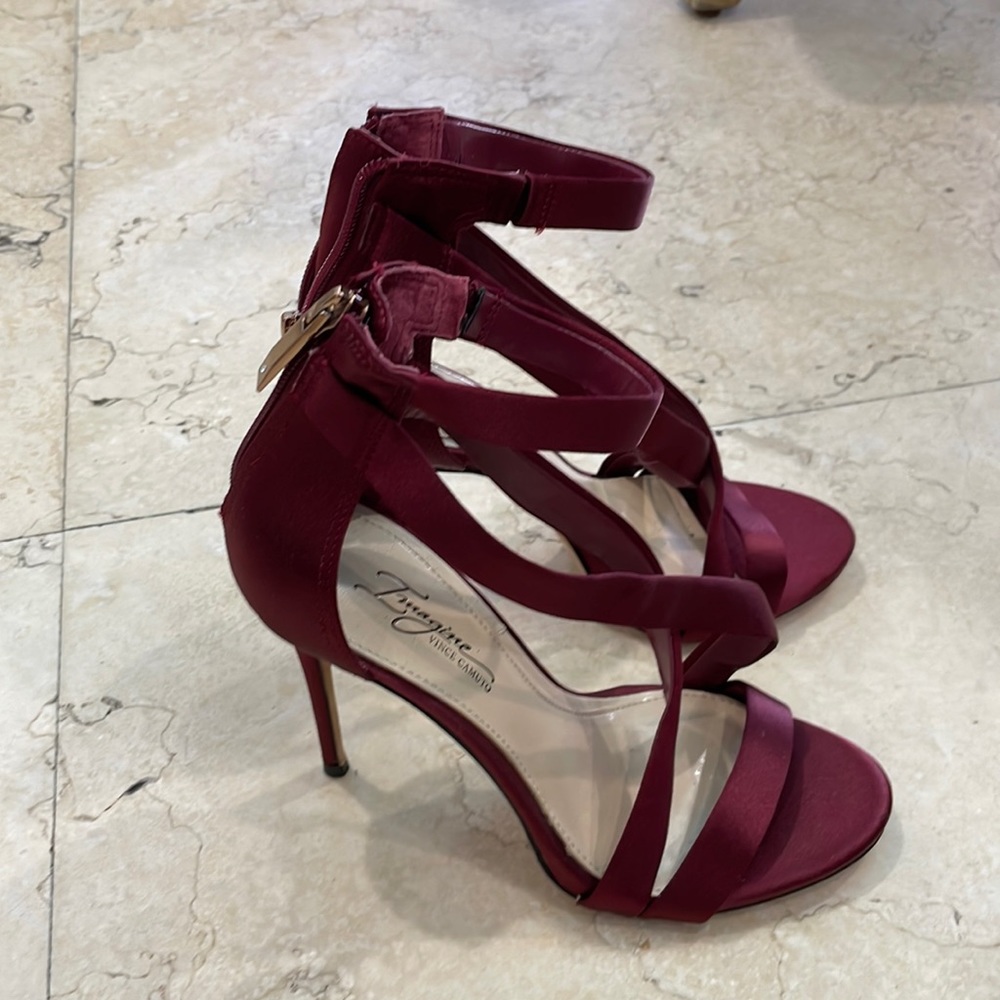 Vince Camuto Devin Burgundy Heels